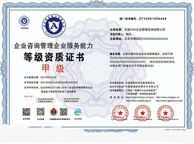 申報企業咨詢管理資質投標 須備